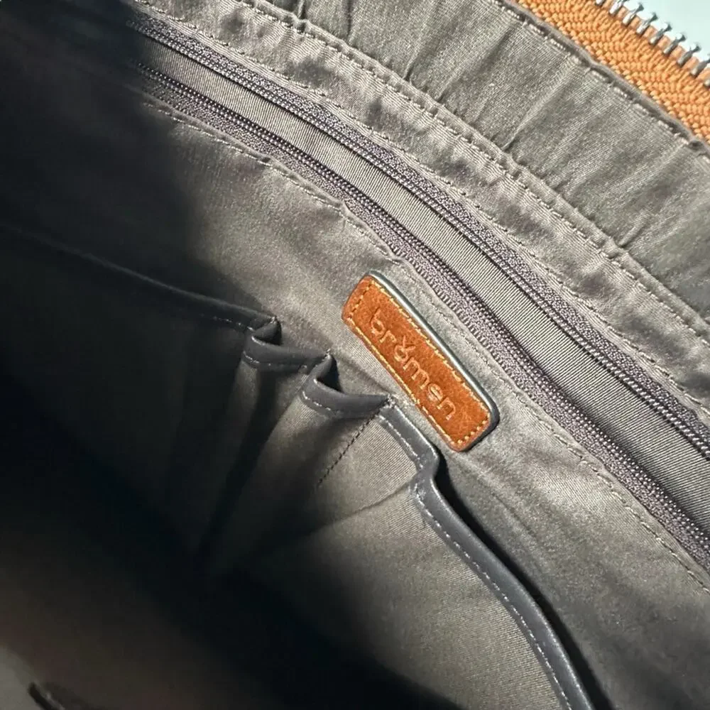 Bromen Laptop Tote Bag in Wax Brown
